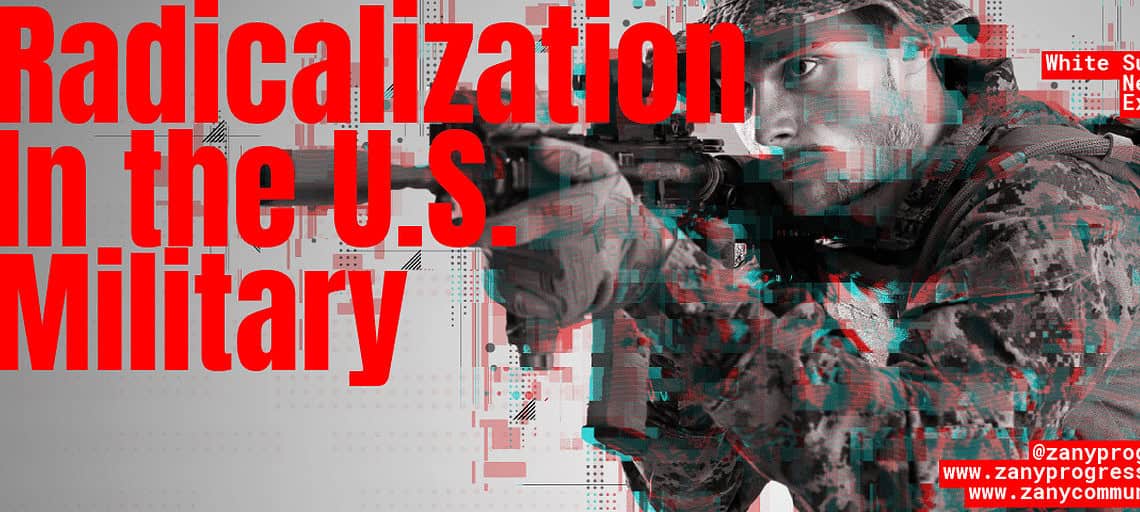 Radicalization in the military graphic