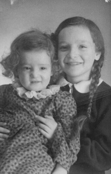 Susanne and tamara cohn, circa 1939.