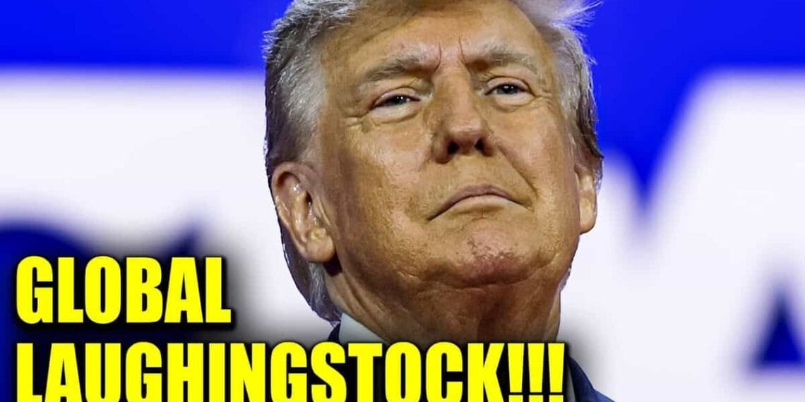 Donald trump wearing heavy bronzer