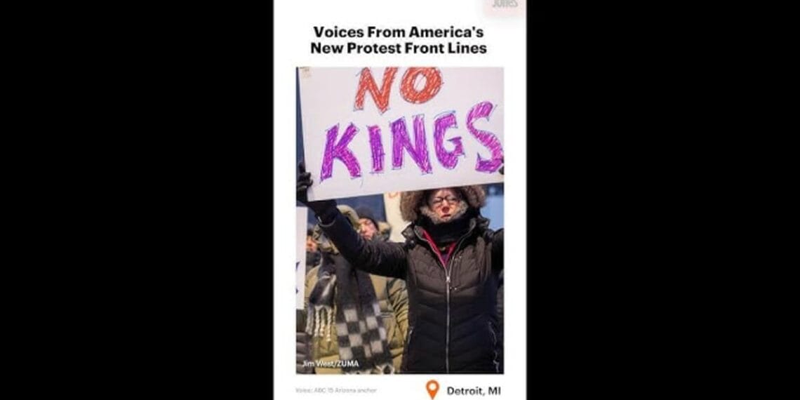 Protest on president’s day against trump and musk