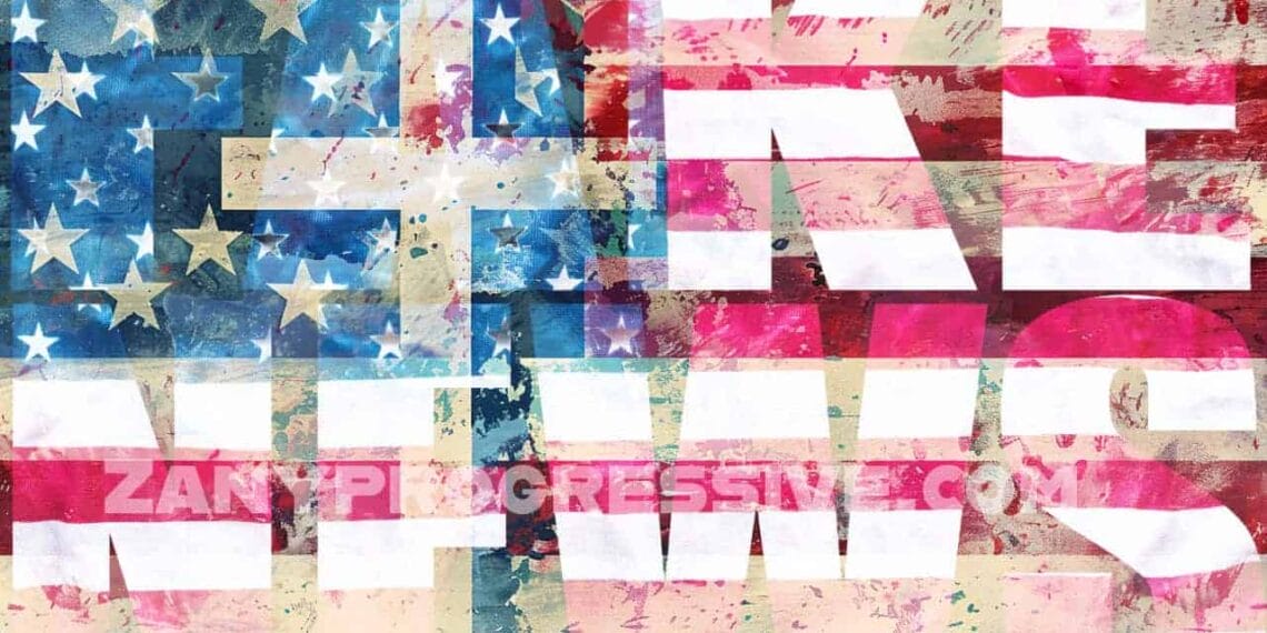 Anti-christian bias featured graphic american flag and cross