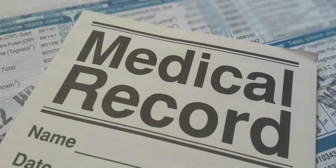Paper medical records