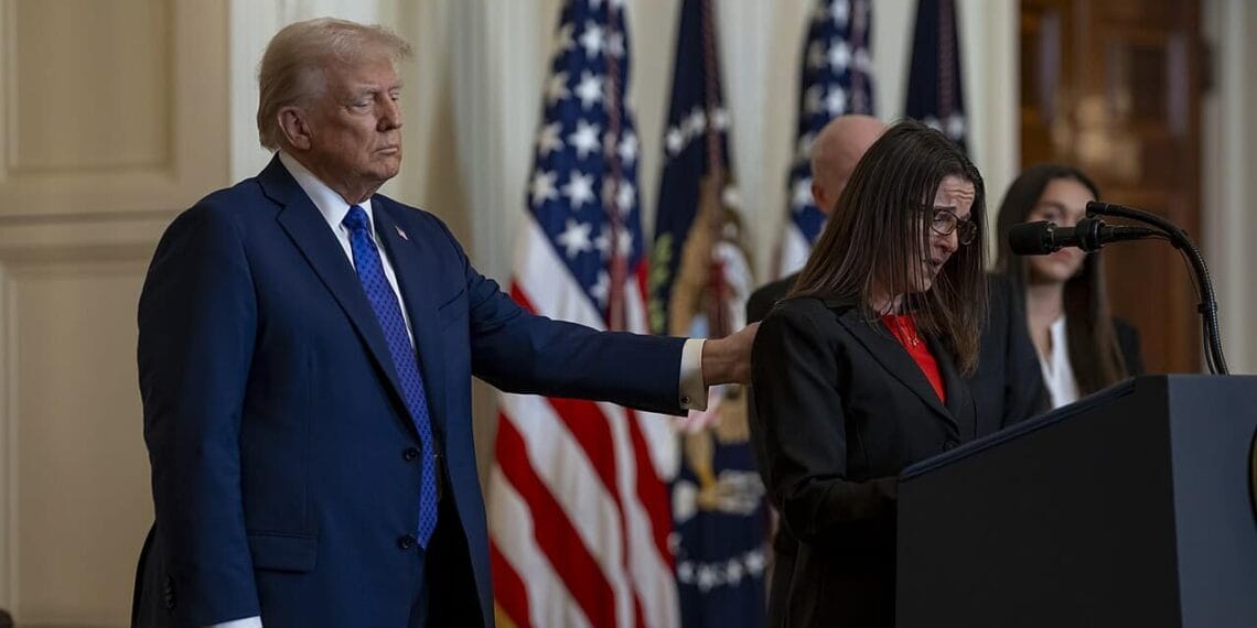 President trump with the mother of laken riley