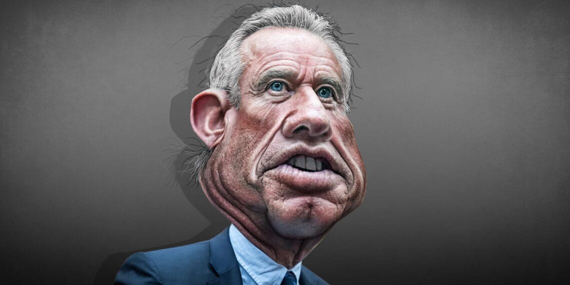 Caricature of robert f. Kennedy, jr.