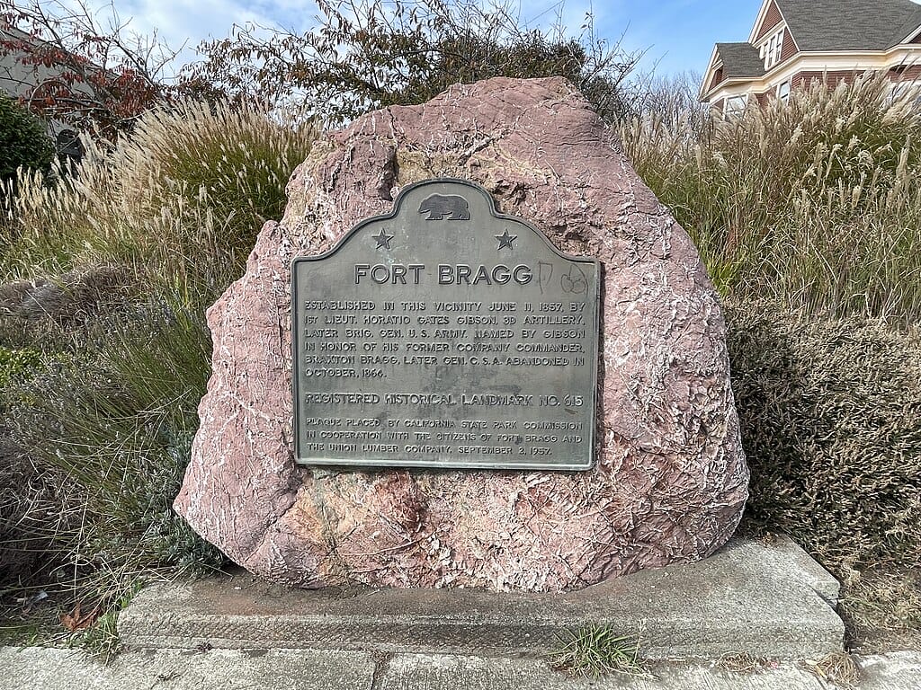 Fort bragg marker