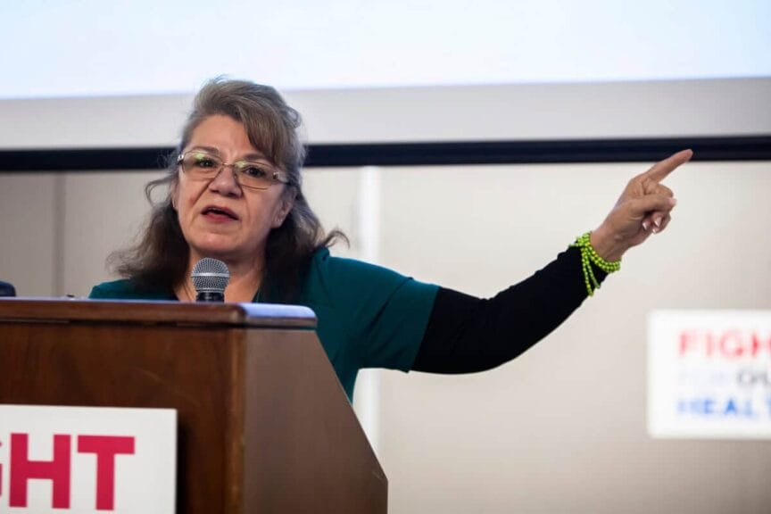 Medicaid cuts josephine rios, a kaiser permanente employee, worries about grandson elijah, who has cerebral palsy and relies on medicaid for his care, including a ,000-a-month medication to control seizures that can be life-threatening. Here, rios speaks at the town hall in tustin.