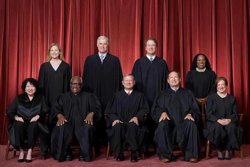 Supreme court justices ruled usaid funding should continue.