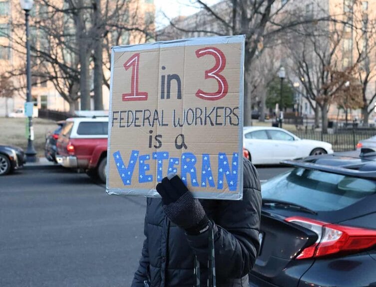 How to protect democracy engage in protests like this one outside the opm in dc