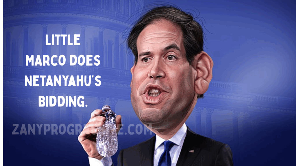 Caricature of marco rubio