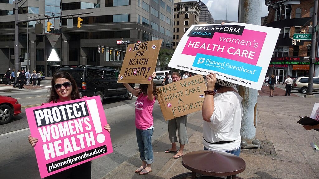 Reproductive health clinics like planned parenthhood fight for funding