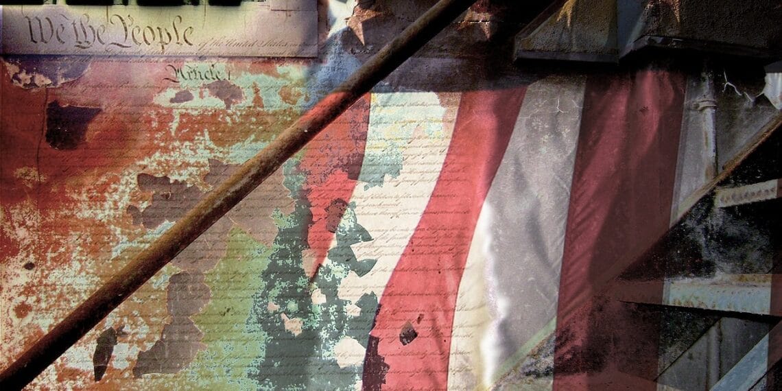 22nd amendment american flag graphic