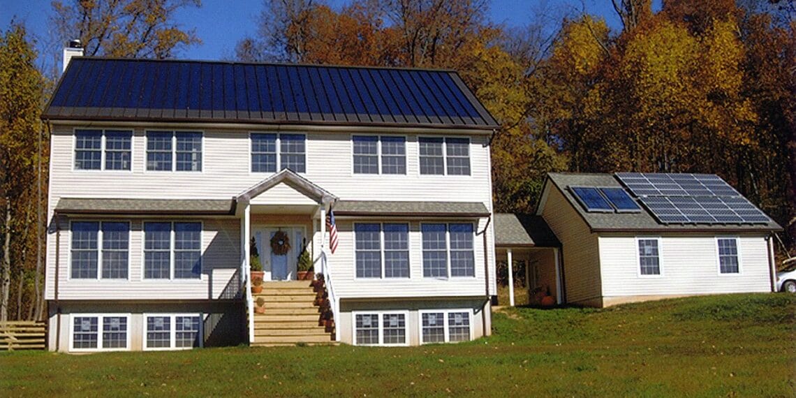 The solar patriot house in virginia