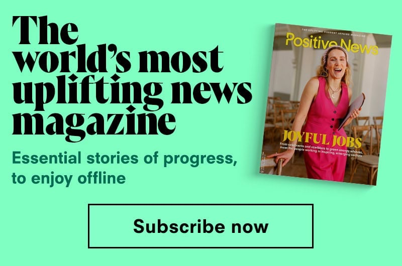 Positive news ad