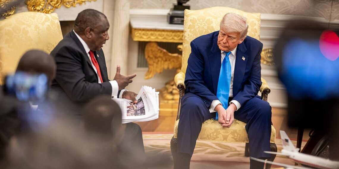 Trump claims of white genocide in south africa