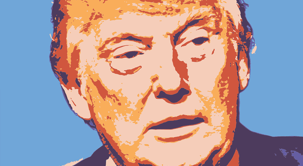 Donald trump illustration. Trump posted