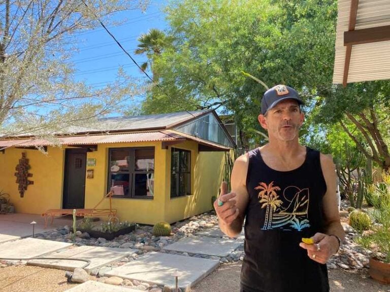 Dark roof lobby arizona man talks about replacing the roof on his home